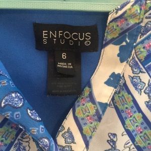 Enfocus Studio Dresses - Blue floral mini dress Enfocus Studio Dresses - Blue floral mini dress